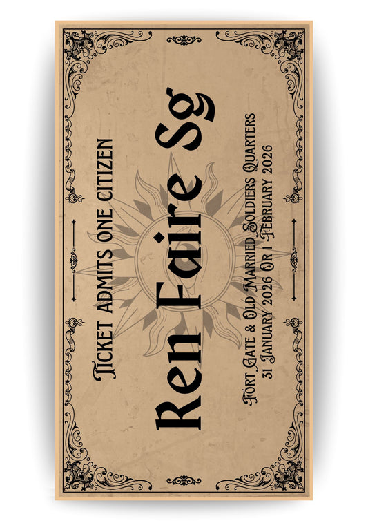 Ren Faire Sg: The Origin - Tickets